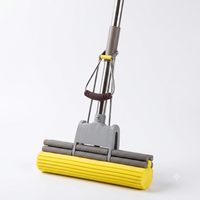 Super Absorbent Sponge Mop with Adjustable Handle & Refills